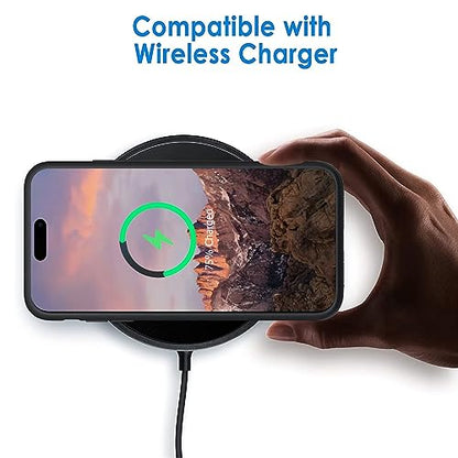 Battery Case for iPhone 15 Pro, 10000mAh High Capacity Rechargeable Portable Protective Extended Charger Case Wireless Charging Compatible with iPhone 15 Pro (6.1 inch) Charging Case & Carplay (Black) - size: iPhone 15 Pro