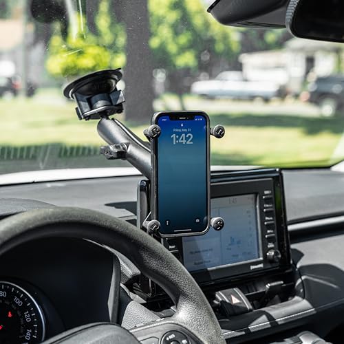 RAM MOUNTS X-Grip Large Phone Mount with Long Arm Twist-Lock Suction Cup - style: Long Arm