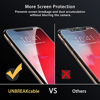 UNBREAKcable 2-Pack Screen Protector for iPhone 11 Pro/XS/X - size: iPhone X/XS