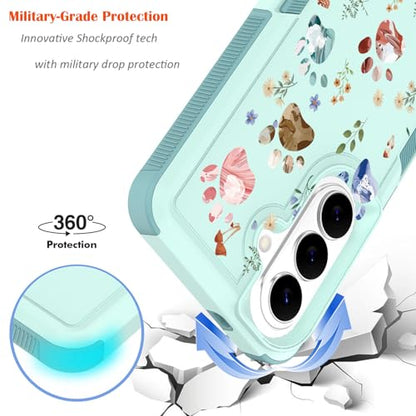 for Samsung Galaxy S26 5G Case: Cute Flowers Floral Design for Girls Women Slim Soft TPU Bumper Shockproof Silicone Cell Phone Cover (Dog Paw) - color: Dog Paw