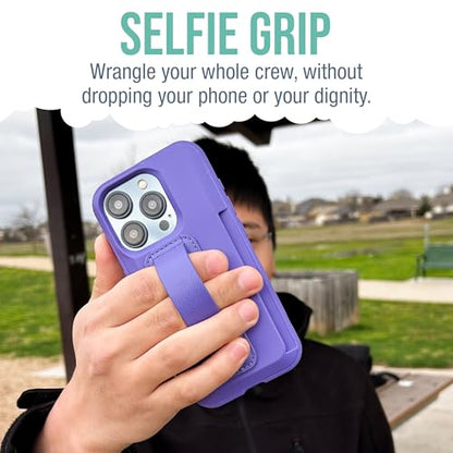 Smartish Phone Grip Loop with Kickstand, Prop Tart, Adhesive Strap, Purple - color: You're Just Jelly