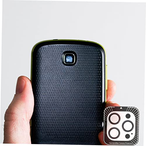VILLCASE Protective Camera Lens Cover for Pro Pro Tempered Film with High Hardness Scratch Resistant and Dustproof Phone Lens Protector Easy Installation and Dark Purple