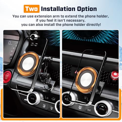 Karltys Magnetic Phone Mount for Honda CR-V 2023-2026 - size: 2023-2026 CR-V - Support Arm