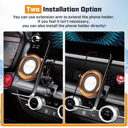 Karltys Magnetic Phone Mount for Honda CR-V 2023-2026 - size: 2023-2026 CR-V - Aluminum Arm