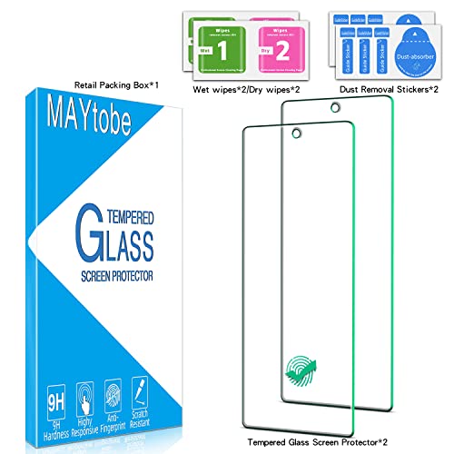 MAYtobe 2 Pack Tempered Glass For Google Pixel 6a 5G Screen Protector - color: Transparent