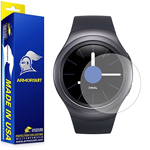 ArmorSuit Samsung Gear S2 52mm AT&T Anti-Glare Screen Protector (2 Pack) Full Coverage MilitaryShield Screen Protector for Gear S2 52mm AT&T - Matte Anti Bubble Film