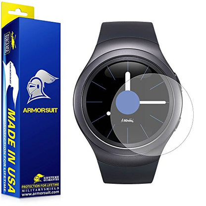 ArmorSuit Samsung Gear S2 52mm AT&T Anti-Glare Screen Protector (2 Pack) Full Coverage MilitaryShield Screen Protector for Gear S2 52mm AT&T - Matte Anti Bubble Film