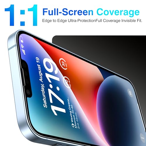 EZ-GLAZ-4+2 Pack for iPhone 14 Screen Protector (6.1") HD Clear - size: iPhone 14
