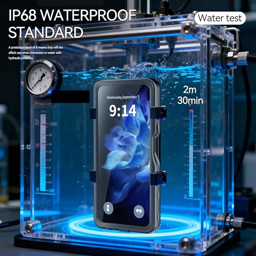 Waterproof Case for Motorola Moto G Play 2026,IP68 Waterproof Certified Shockproof Dustproof Snowproof Cover Full Body Heavy Duty Protection Fully Sealed Underwater Cover for Moto-G-Play-2026 (Black)