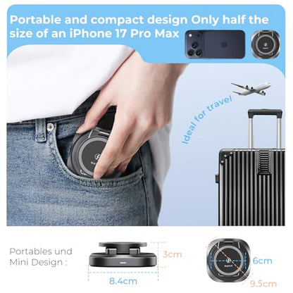 HAVIT W3111 3-in-1 Foldable Wireless Charger for iPhone, Watch & AirPods