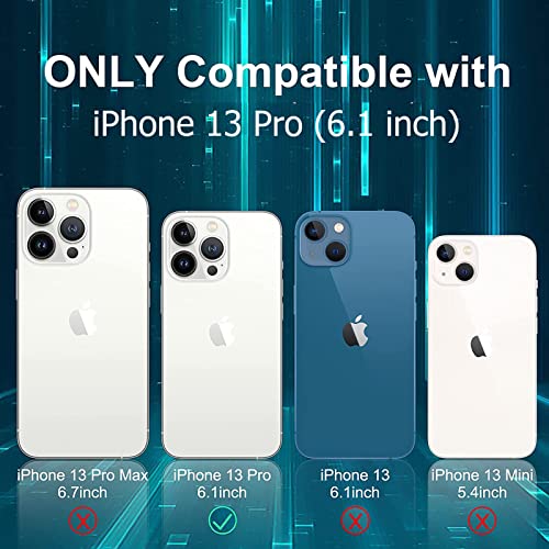 Battery Case for iPhone 13 Pro, Upgraded Real 10000mAh Portable Protective Charging Case with Wireless Charging Compatible with iPhone 13 Pro (6.1 inch) Battery Pack Charger Case with Carplay (Black) - size: iPhone 13 Pro