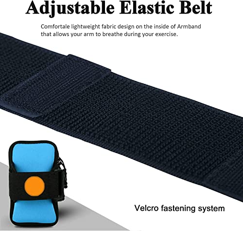 Phone Holder for Running Armband iPhone 17 16 16e 15 14 13 12 11 Pro Max Xs Xr X 8 Plus SE Mini,Galaxy Ultra S26 S25 S24 S23 S22 Note,Cell Phone Arm Bands Sleeve Workout Gym Jogging Men Women - color: 4-Blue