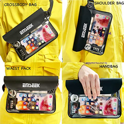 Waterproof Waist Pouch Dry Belt Bag Fanny Pack Keep Your Key Fob Wallet Kindle Phone Dry Perfect For Swim Surf Snorkel(Pink) - color: Pink
