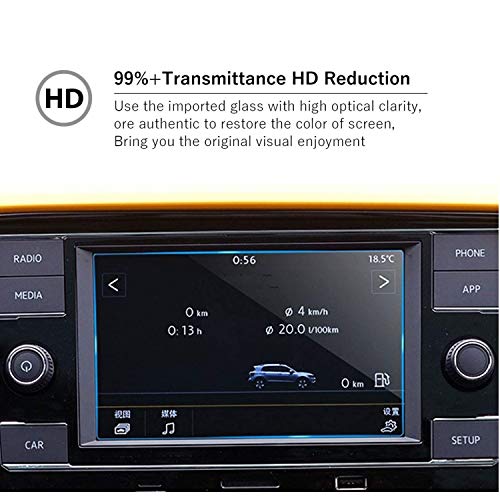 Screen Protector for Volkswagen Jetta 6.5" (2018-2023), Tempered Glass
