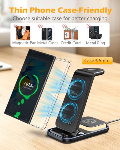 Wireless Charger Samsung Charging Station for Samsung Devices