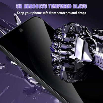 For One Plus 15R 5G Privacy Screen Protector (2+2 Pack) - size: One Plus 15R 5G 2+2