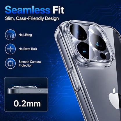 Camera Lens Protector for iPhone 15 Pro Max/iPhone 15 Pro- 3 Pack - size: iPhone 15 Pro Max/15 Pro