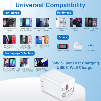 for Samsung S26 Ultra Retractable Charger Block for Samsung Galaxy A37 A57