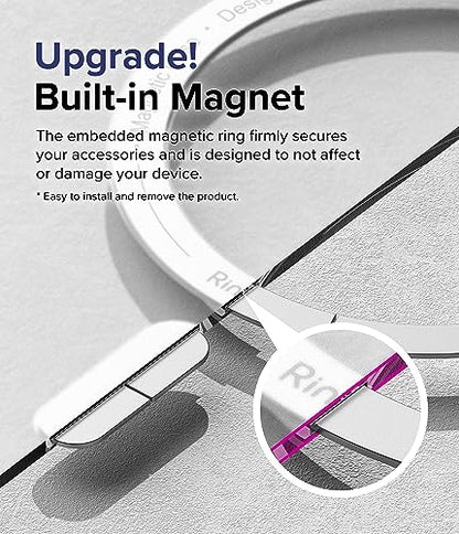 Ringke for iPhone 15 Pro Case [Fusion Magnetic Matte Clear] | Compatible with MagSafe, Oil & Dirt Resistant, Anti-Fingerprint Technology Prevents Oily Smudges, Feels Velvety Soft - size: iPhone 15 Pro