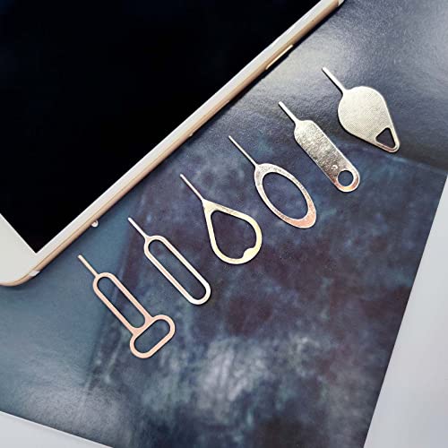 Medsuo 6pcs SIM Card Removal Tool Card Tray Eject Pins Slot Opener Needle