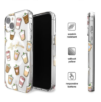 VELVET CAVIAR for iPhone 15 Case - Compatible with MagSafe - 10ft Drop Tested - Coffee - color: Coffee First, size: 15