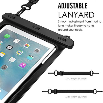 AICase Universal iPad Waterproof, Dry Bag Pouch for iPad Pro 10.5, New iPad 9.7 2017/2018, iPad Pro 9.7, iPad Air/Air 2, Tablets up to 11.5 Inch (Blue) - color: Blue for tablets up to 11.5 inch