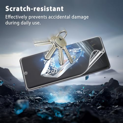 3 Pack for OnePlus 12 Screen Protector[No Glass] with installation frame - size: 6.82-inch