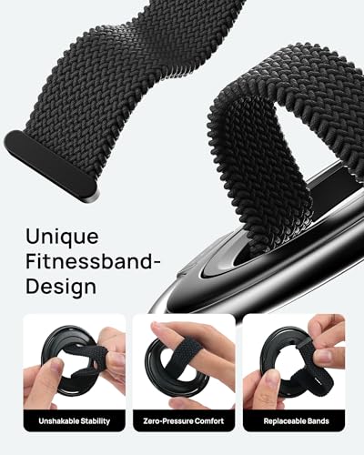 SODI Magnetic Phone Ring Holder Grip with N54 Strong Magnet, 3 Detachable Finger Straps, Phone Holder for Hand, Cell Phone Grips for Back of Phone & Kickstand Compatible with iPhone 17 16 15 14 13 12