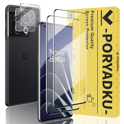 V-PORYADKU 2+2 Pack for OnePlus 10 Pro Screen Protector - size: 6.7-inch