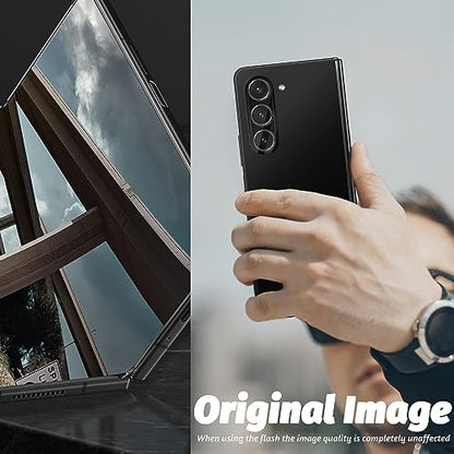 (3 Pack) Orzero Camera Lens Protector Compatible for Samsung Galaxy Z Fold 5 5G, Protector de Cámera 9H Tempered Glass for Crystal Imaging and Whole Module Protection - size: Samsung Galaxy Z Fold 5 5G