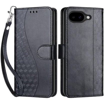 for Google Pixel 10a Wallet case, Black | 3 Card Holders, Kickstand, Shockproof TPU Shell, PU Leather, Magnetic Closure, Protective Flip Folio Cover, Women - color: 3