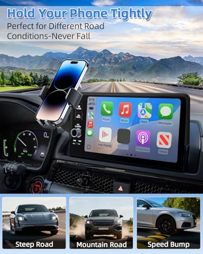 PZK Car Phone Holder for Toyota Camry 2021-2024 LE/SE/SE 7-Inch Screen Only - color: Auto Lock