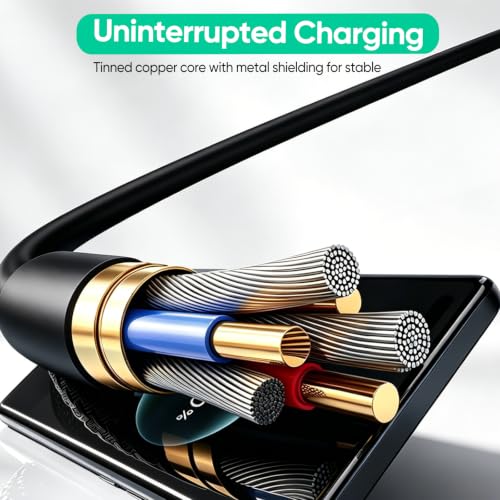 Short USB to USB C Cable 6 inch 20-Pack, Fast Charging Data Sync A to C - color: Black, size: 6Inches