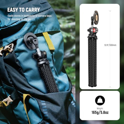 NEEWER Magnetic Flex Phone Tripod Compatible with MagSafe iPhone Android - style: TP33