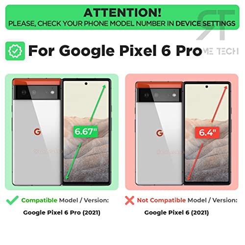 Designed for Google Pixel 6 Pro Case with Belt Clip Holster | Rugged Holster & Protective Phone Case Combo with Anti-Slip Texture - Black - size: Pixel 6 Pro