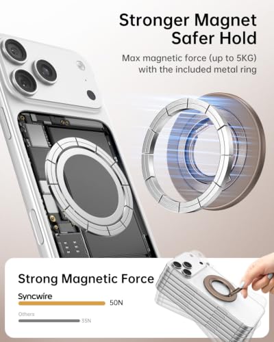 SYNCWIRE for MagSafe Phone Grip, Magnetic Phone Ring Holder - color: Desert Gold