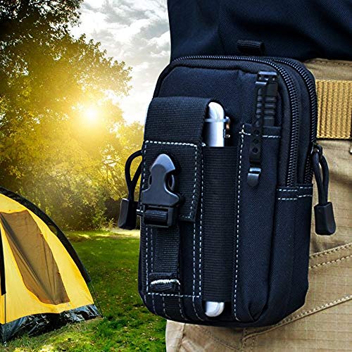 Waist Cell Phone Holster Belt Bag Universal Outdoor Phone Pouch Case Gadget Pocket for iPhone X 8 7 6 6s Plus Samsung Galaxy S8 S7 S6 S5 S4 S3 Note 8 5 4 3 2 LG HTC Etc - color: Camouflage