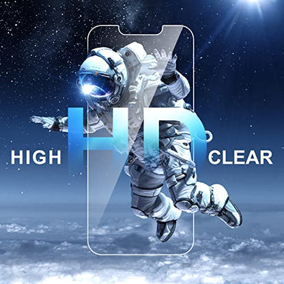 ImpactStrong Shatterproof Tempered Glass Screen Protector for iPhone 13 Pro Max/iPhone 14 Plus [Easy Installation Frame] [Bubble Free] [9H Hardness] [Full Coverage] Case Friendly, 6.7 Inch - (3-Pack) - size: iPhone 13 Pro Max/14 Plus