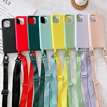 Compatible with iPhone 6/7/8/SE2/SE3,Crossbody Phone Case with Lanyard Cute Soft Silicone Case with Adjustable Shoulder Strap Shockproof Protector Compatible with Women Girls Blue - color: Blue, size: iPhone 6/7/8/SE2/SE3
