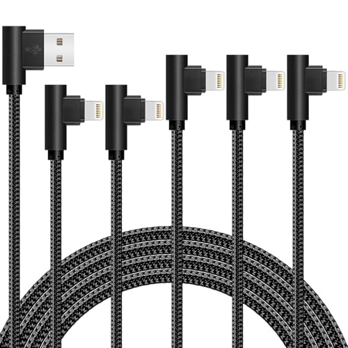 iPhone Cable 5 Pack(3/3/6/6/10FT) MFI Certified Lightning Cable