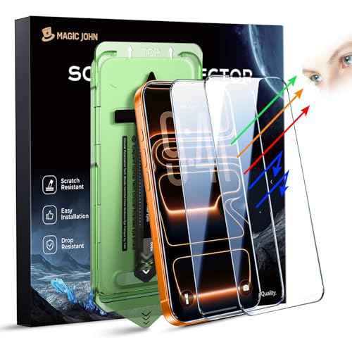 MAGIC JOHN Eye Protection for iPhone 17 Pro Max Screen Protector 6.9 inch - size: iPhone 17 Pro Max