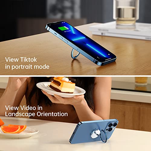 SYNCWIRE Adhesive Phone Ring Holder, Cell Phone Grip, iPhone Ring Stand - color: Blue, size: 1 Pack