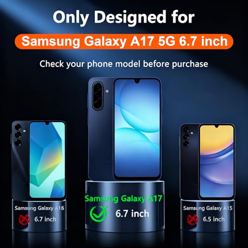 SPIDERCASE for Samsung Galaxy A17 Waterproof Case, IP68 Waterproof Case, Military-Grade Drop Protection, Full-Body Shockproof Dustproof Cover,Black - color: Black/Clear, size: Galaxy A17 6.7"