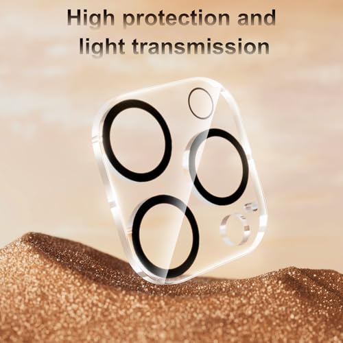 Fotbor [3+3 Pack for iPhone 16 Pro Screen Protector, Anti-Blue Light, [Eye Protection] 9H+ Tempered Glass with Camera Lens Protector - size: iPhone 16 Pro - 6.3 inch