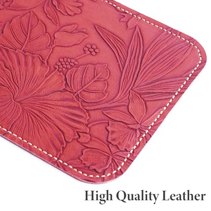 Airplane Travel Essentials for Flying Flex Flap Cell Phone Holder & Flexible Tablet Stand for Desk, Bed, Treadmill, Home & in-Flight Airplane Travel Accessories(1-Carved Red) - color: 1-Carved Red