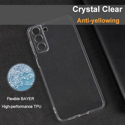 TENOC Phone Case for Samsung Galaxy S21+ Plus 5G, Clear Case Shockproof Protective Bumper Slim Cover - color: Clear, size: S21 Plus