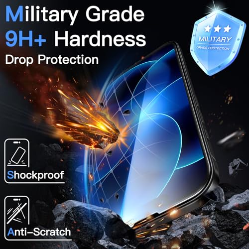 JETech Anti-Reflective 9H+ Screen Protector for iPhone 17e/16e, 2-Pack - size: iPhone 17e/16e