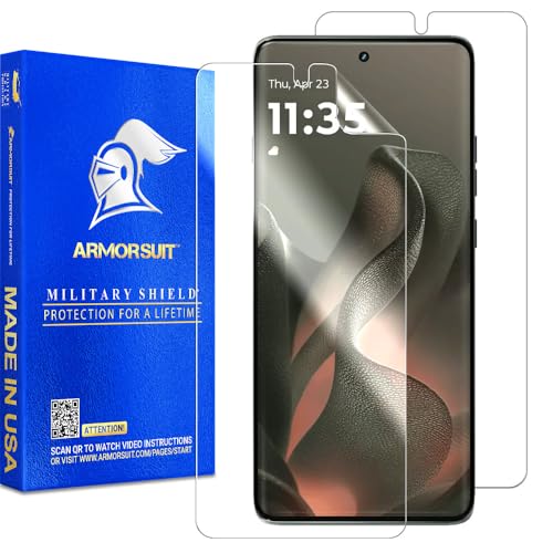ArmorSuit 3 Pack for Motorola Edge 2025 Screen Protector Case Friendly MilitaryShield HD Clear Film - Made in the USA