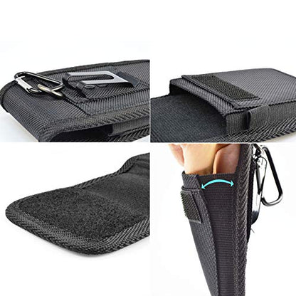 Njjex Cell Phone Holster for iPhone 13 14 15 16 17 Pro Max 12 11 XR Samsung Galaxy S25 S24 Ultra S23+ S22 S21 S20 Note 20 A14 A15 A35 A16 A36 5G A17 Belt Clip Holster Phone Pouch Holder Carrying Case | Cell Phone Holster for iPhone 17 Samsung Galaxy S26 S