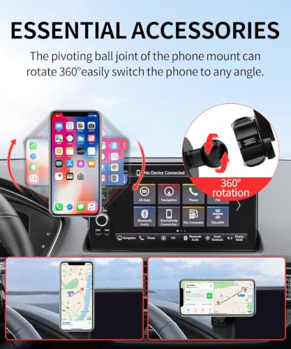 Car Phone Holder for Honda CR-V/HR-V/CRV 2023-2026 Accessories, 7/9" Screen - size: for 23-26 CR-V & 23-26 HR-V (7/9 inch screen only)